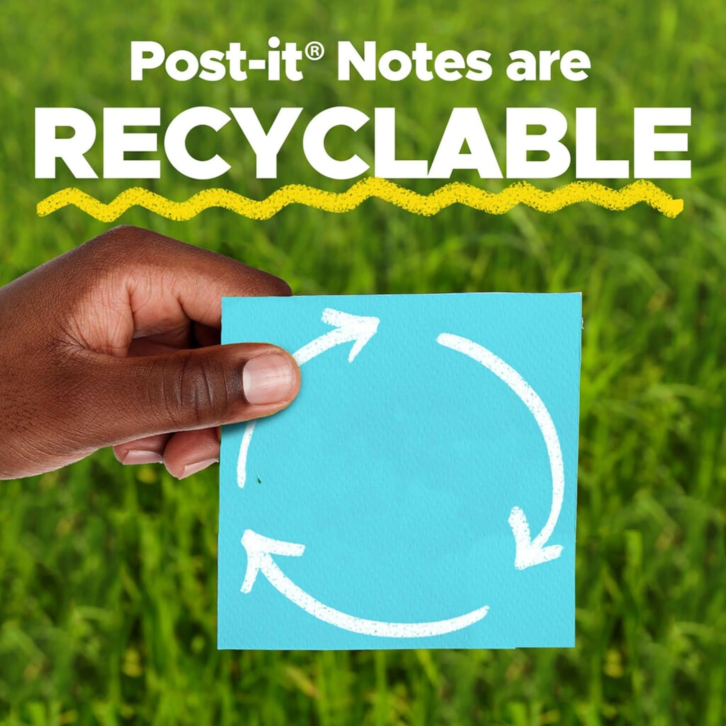 Post-it Super Sticky Neon Color Notes, 24 Sticky Note Pads, 3 x 3 in.