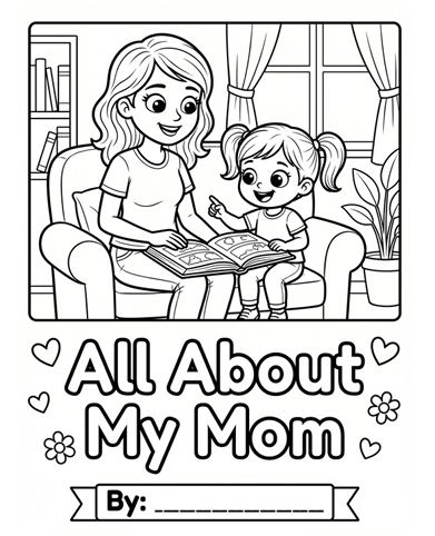 All About My Mom (Girl Version) - Mother's Day Free Printable