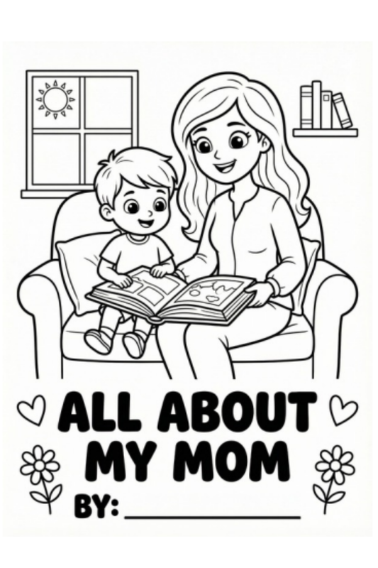 All About My Mom (Boy Version) - Mother's Day Free Printable