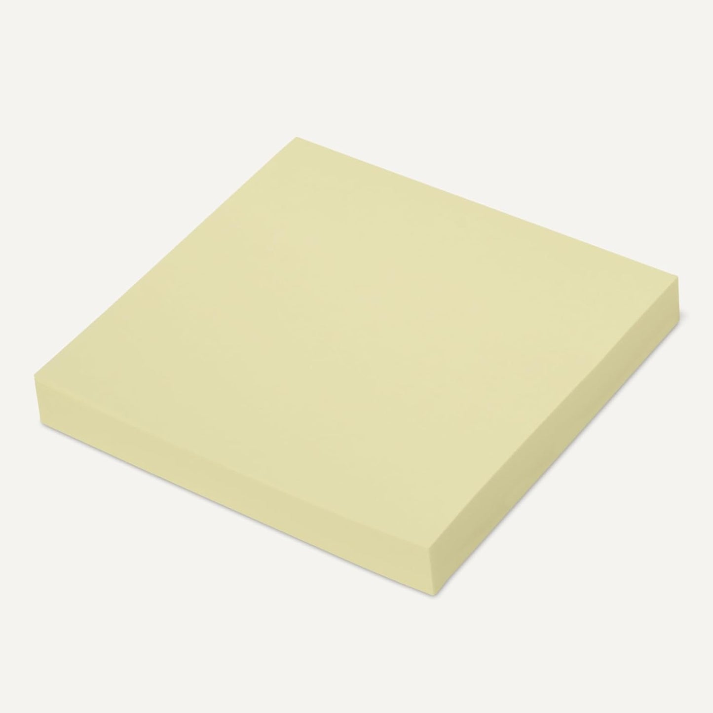 Square Sticky Notes, Self-Stick Pads, 3 x 3 inches, Yellow, 5-Pack, 100 Sheets per Pad