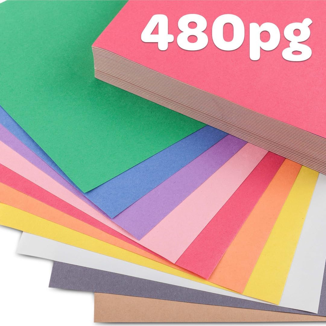 Crayola Construction Paper, 12 colors, 480 sheets (2 packs x 240 sheets)