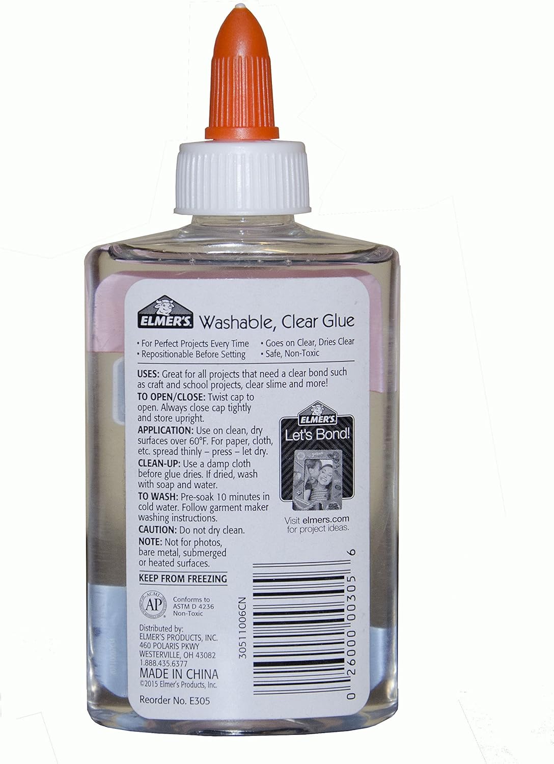 Elmer's Clear Glue 2 pack, 5 Oz each, Clear School Glue (2 Pk)