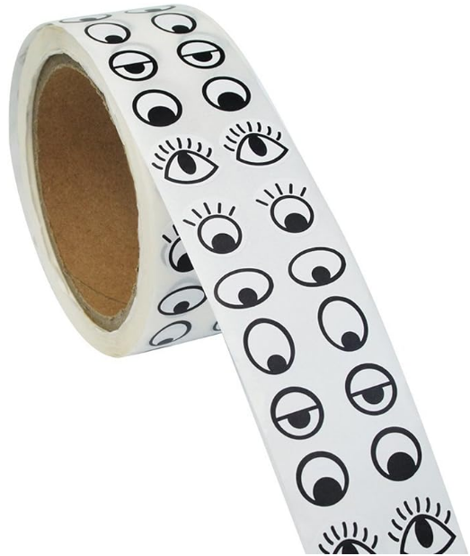 Eyes Stickers (Roll of 2,000)