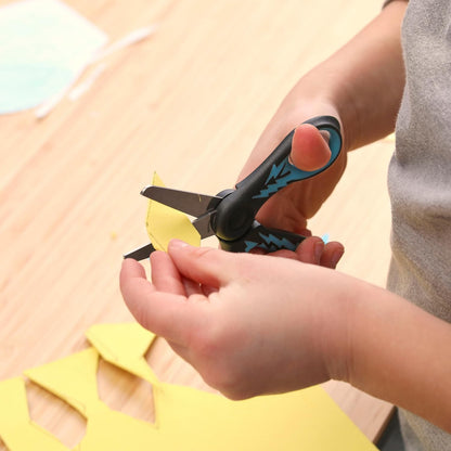Fiskars 5" SoftGrip Blunt-Tip Scissors for Kids Ages 4-7 (3-Pack) - Blue, Purple, and Pink Designs