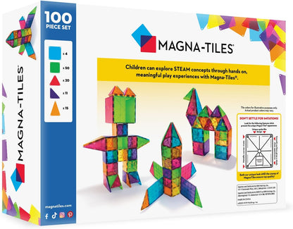 MAGNA-TILES Classic 100-Piece Magnetic Construction Set (Copy)