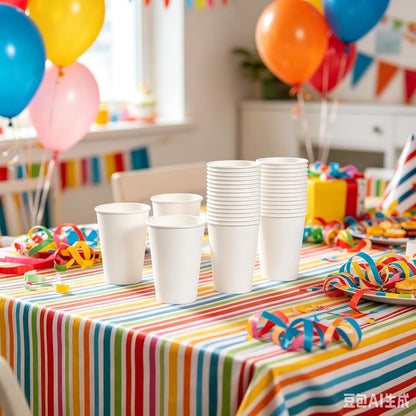 100 Pack 8 oz Paper Cups