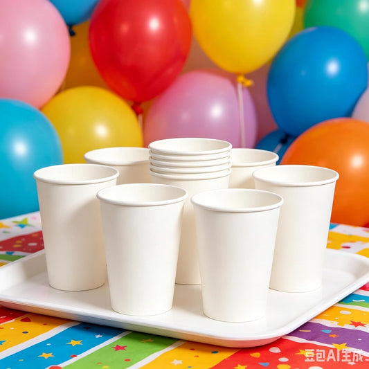 100 Pack 8 oz Paper Cups