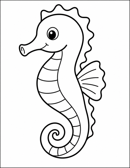 Seahorse - Free Printable
